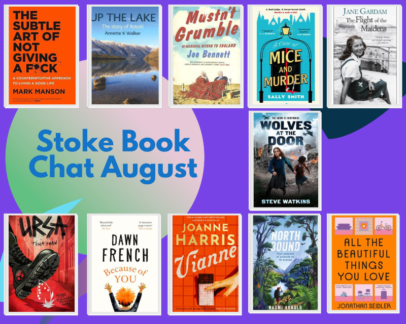 Stoke Library book chat August - Nelson Public Libraries